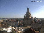 Archiv Foto Webcam Dresden - Frauenkirche und Neumarkt 07:00