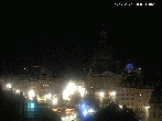 Archiv Foto Webcam Dresden - Frauenkirche und Neumarkt 23:00