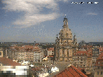 Archiv Foto Webcam Dresden - Frauenkirche und Neumarkt 11:00