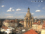 Archiv Foto Webcam Dresden - Frauenkirche und Neumarkt 15:00