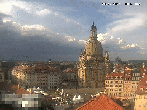 Archiv Foto Webcam Dresden - Frauenkirche und Neumarkt 17:00