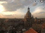 Archiv Foto Webcam Dresden - Frauenkirche und Neumarkt 19:00