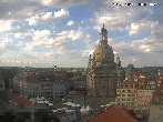 Archiv Foto Webcam Dresden - Frauenkirche und Neumarkt 17:00