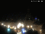 Archived image Webcam Dresden - Frauenkirche and Neumarkt square 23:00