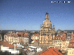 Archiv Foto Webcam Dresden - Frauenkirche und Neumarkt 13:00