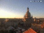 Archiv Foto Webcam Dresden - Frauenkirche und Neumarkt 19:00