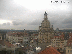 Archiv Foto Webcam Dresden - Frauenkirche und Neumarkt 13:00