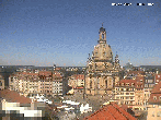 Archived image Webcam Dresden - Frauenkirche and Neumarkt square 13:00