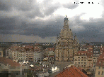 Archiv Foto Webcam Dresden - Frauenkirche und Neumarkt 13:00