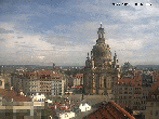 Archived image Webcam Dresden - Frauenkirche and Neumarkt square 09:00