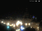 Archived image Webcam Dresden - Frauenkirche and Neumarkt square 23:00
