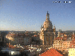 Archiv Foto Webcam Dresden - Frauenkirche und Neumarkt 17:00