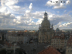 Archiv Foto Webcam Dresden - Frauenkirche und Neumarkt 15:00