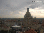 Archiv Foto Webcam Dresden - Frauenkirche und Neumarkt 08:00