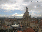 Archiv Foto Webcam Dresden - Frauenkirche und Neumarkt 13:00