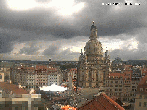 Archived image Webcam Dresden - Frauenkirche and Neumarkt square 09:00