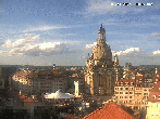 Archiv Foto Webcam Dresden - Frauenkirche und Neumarkt 18:00