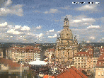 Archiv Foto Webcam Dresden - Frauenkirche und Neumarkt 14:00