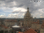 Archiv Foto Webcam Dresden - Frauenkirche und Neumarkt 15:00