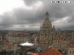 Archiv Foto Webcam Dresden - Frauenkirche und Neumarkt 08:00