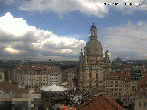 Archiv Foto Webcam Dresden - Frauenkirche und Neumarkt 12:00