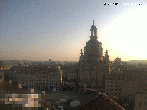Archiv Foto Webcam Dresden - Frauenkirche und Neumarkt 06:00