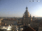 Archiv Foto Webcam Dresden - Frauenkirche und Neumarkt 07:00