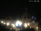 Archiv Foto Webcam Dresden - Frauenkirche und Neumarkt 23:00
