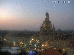 Archiv Foto Webcam Dresden - Frauenkirche und Neumarkt 20:00