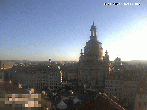 Archived image Webcam Dresden - Frauenkirche and Neumarkt square 06:00