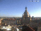 Archived image Webcam Dresden - Frauenkirche and Neumarkt square 07:00