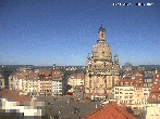 Archived image Webcam Dresden - Frauenkirche and Neumarkt square 13:00