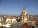 Archiv Foto Webcam Dresden - Frauenkirche und Neumarkt 09:00
