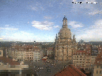 Archiv Foto Webcam Dresden - Frauenkirche und Neumarkt 11:00