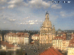 Archiv Foto Webcam Dresden - Frauenkirche und Neumarkt 13:00