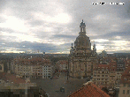 Archived image Webcam Dresden - Frauenkirche and Neumarkt square 08:00