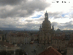 Archived image Webcam Dresden - Frauenkirche and Neumarkt square 13:00