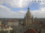 Archiv Foto Webcam Dresden - Frauenkirche und Neumarkt 10:00