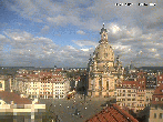 Archiv Foto Webcam Dresden - Frauenkirche und Neumarkt 12:00