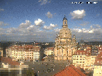 Archiv Foto Webcam Dresden - Frauenkirche und Neumarkt 14:00