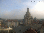 Archived image Webcam Dresden - Frauenkirche and Neumarkt square 08:00