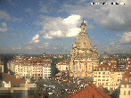 Archiv Foto Webcam Dresden - Frauenkirche und Neumarkt 13:00