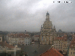 Archived image Webcam Dresden - Frauenkirche and Neumarkt square 07:00