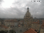 Archiv Foto Webcam Dresden - Frauenkirche und Neumarkt 13:00