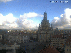Archived image Webcam Dresden - Frauenkirche and Neumarkt square 09:00
