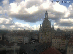Archived image Webcam Dresden - Frauenkirche and Neumarkt square 13:00