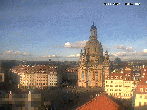 Archived image Webcam Dresden - Frauenkirche and Neumarkt square 15:00