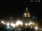 Archived image Webcam Dresden - Frauenkirche and Neumarkt square 19:00