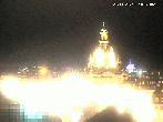 Archiv Foto Webcam Dresden - Frauenkirche und Neumarkt 19:00