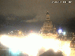 Archiv Foto Webcam Dresden - Frauenkirche und Neumarkt 23:00